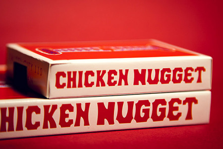 Jumbo Chicken Nugget Playing Cards - Red