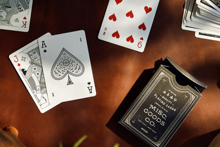 The MGCO Black Playing Cards