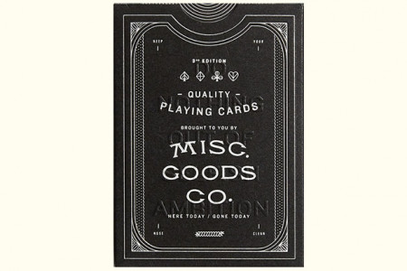 The MGCO Black Playing Cards