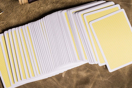 Steel Playing Cards - Yellow