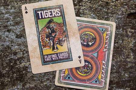 Kings Wild Tigers Playing Cards