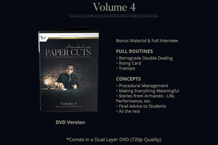 Paper Cuts Volume 4 by Armando Lucero - DVD