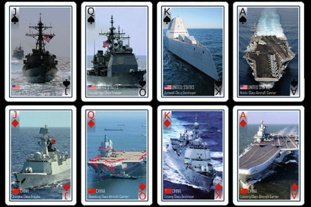 Modern Warships Playing Cards