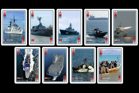 Modern Warships Playing Cards