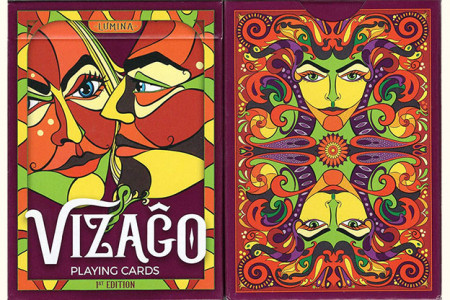 VIZAGO Lumina (Red) Playing Cards