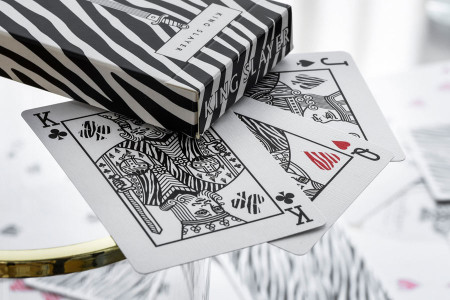 Zebra King Slayer Playing Cards