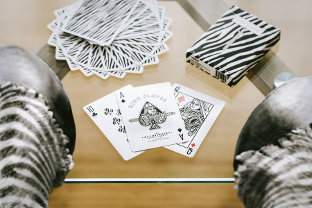 Zebra King Slayer Playing Cards