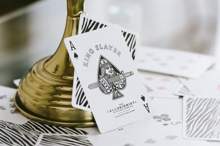 Zebra King Slayer Playing Cards