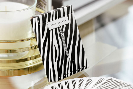 Zebra King Slayer Playing Cards