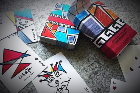 Red Stripe Playing Cards - Hand Drawn Edition