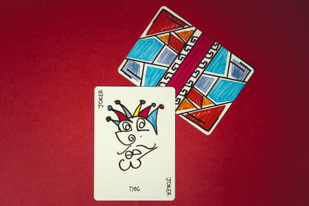 Red Stripe Playing Cards - Hand Drawn Edition