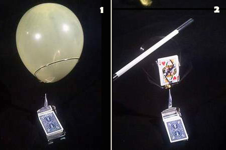 Card In Balloon