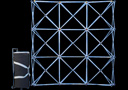 Structure dépliante pour rideaux