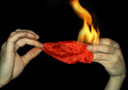 article de magie Apparition d'un foulard en flash lumineux