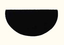 article de magie Tapis demi-cercle (Diamètre 44 cm)