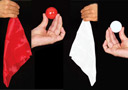 tour de magie : Change instantané de foulard en balle