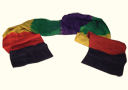 Spotted to multicolor silk