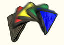 Chapeau pointu aux changement de couleurs