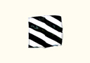 article de magie Foulard en soie Zebra (15 x 15 cm)