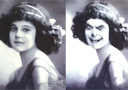 article de magie Portrait encadré Charline (26 x 38 cm)