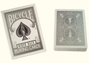 article de magie Jeu Bicycle à dos argenté