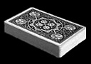 Black Fan Back TALLY-HO Deck