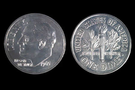 Pièce One Dime Géante