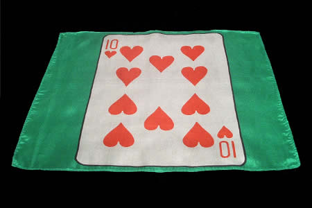 Carta en el Pañuelo 12 (30 x 30 cm) 10 Corazo
