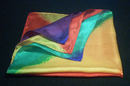 Pañuelo de Seda Multicolor 36''