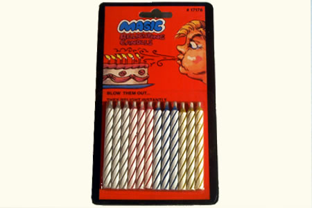 Magic relighting candles