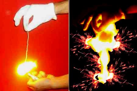 Hilo Flash (blanco) de centellas