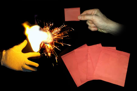 Sparkling Red Flash Paper (21 x 25 cm)