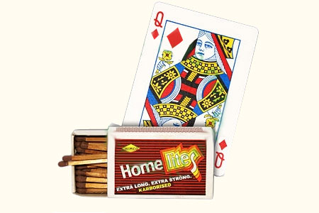 Carte en boite d'allumettes