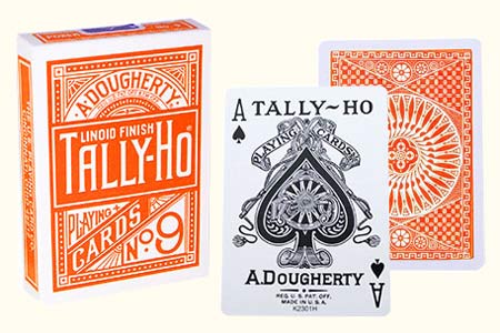 Baraja TALLY-HO Circle Dorso Naranja