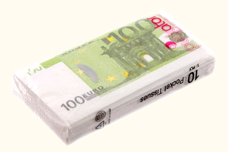 Paquet de mouchoirs (100 euros)