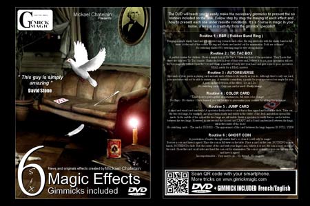 Six Magic Effects (DVD + Gimmicks)