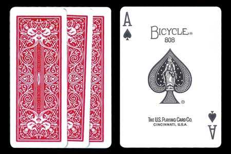 Carte Bicycle As de pique à ruban 3 Tarots