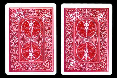 Carta BICYCLE Doble dorso con Pareja y trio de Ang