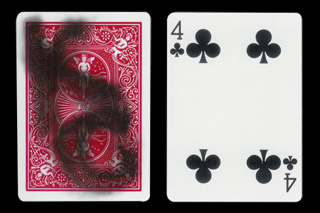 Carte Bicycle Dos tagué KC