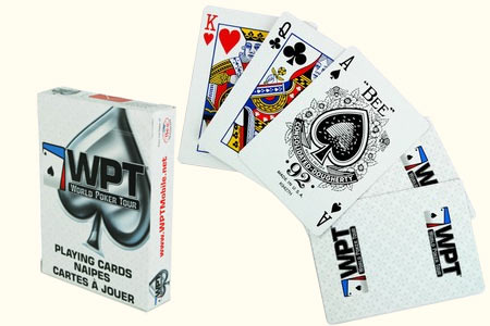 Baraja WPT Dorso Blanco