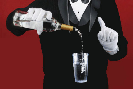 Vaso que Levita (botella)