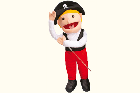 Marionnette pirate blond ventriloquie