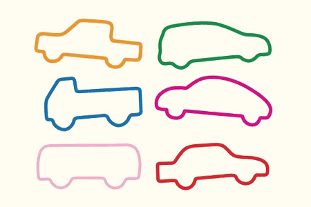 Gomas elásticas Coches