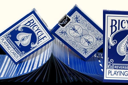Baraja BICYCLE Colores Invertidos Azul Eléctrico