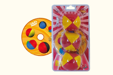 Balles de Jonglage Pro + DVD
