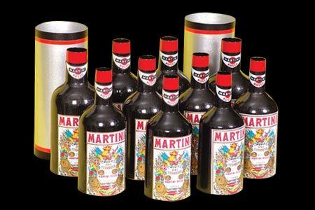 Multiplication de 10 bouteilles de Martini (Tora)