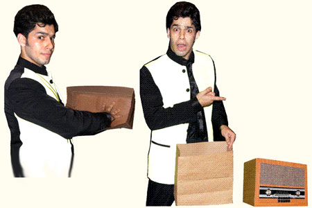 Appearing 1 radio from empty bag