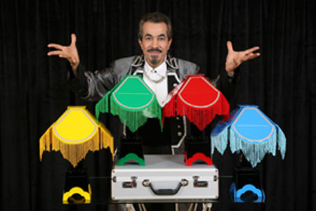 Apparition de 4 lampes d'une valise