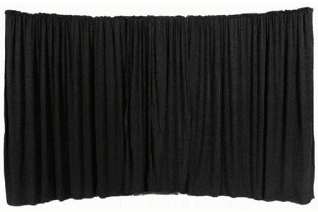 Telón de escenario Spider-flex Negro