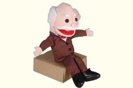 Marionnette Papy ventriloquie (Petite taille)